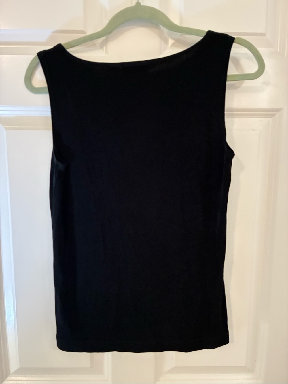 Chico's Travelers Black Sleeveless Boatneck Tank Top Medium 1 - Picture 3 of 3